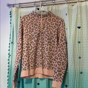 Cheetah print sweater
